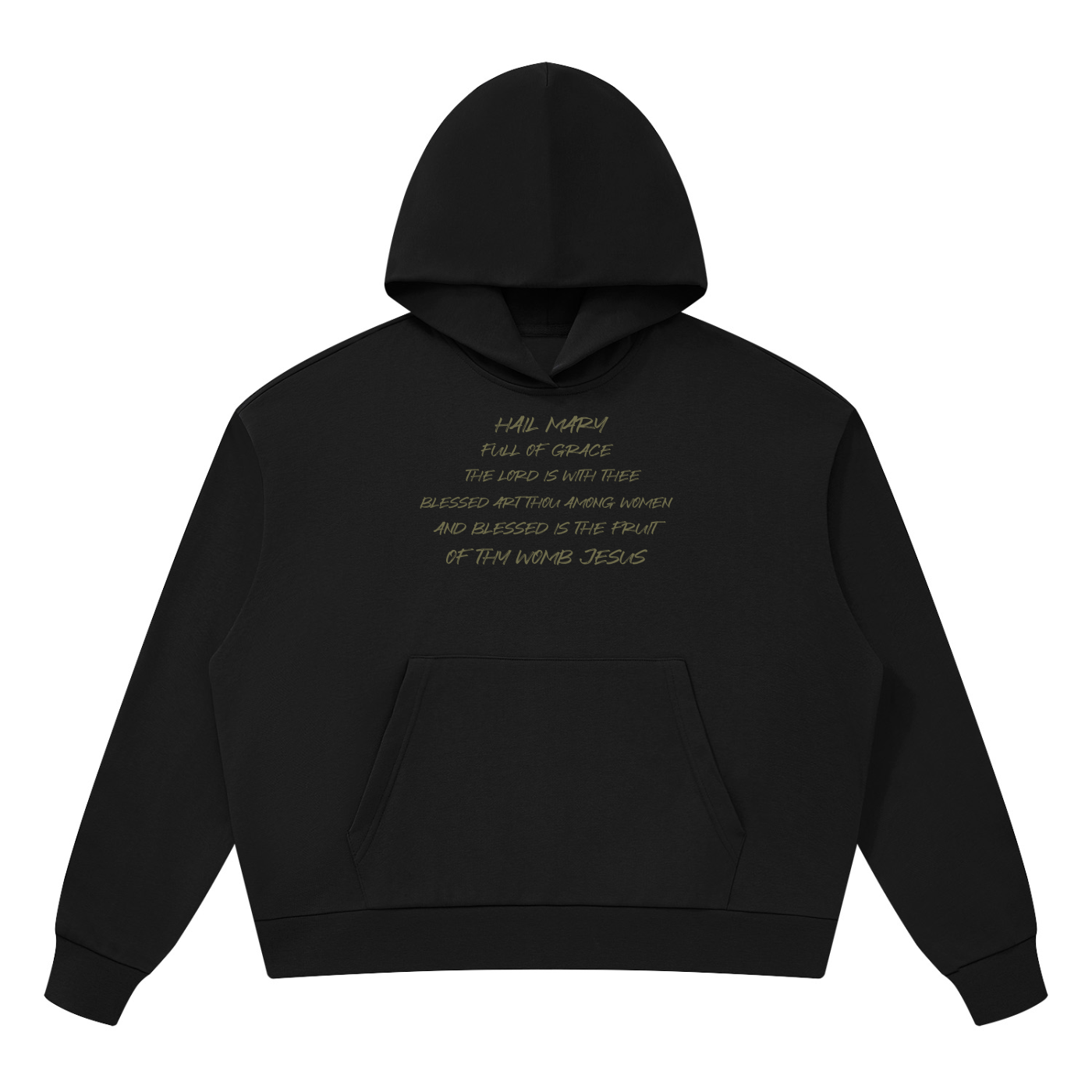 Unisex "Hail Mary" Drop Shoulder Hoodie