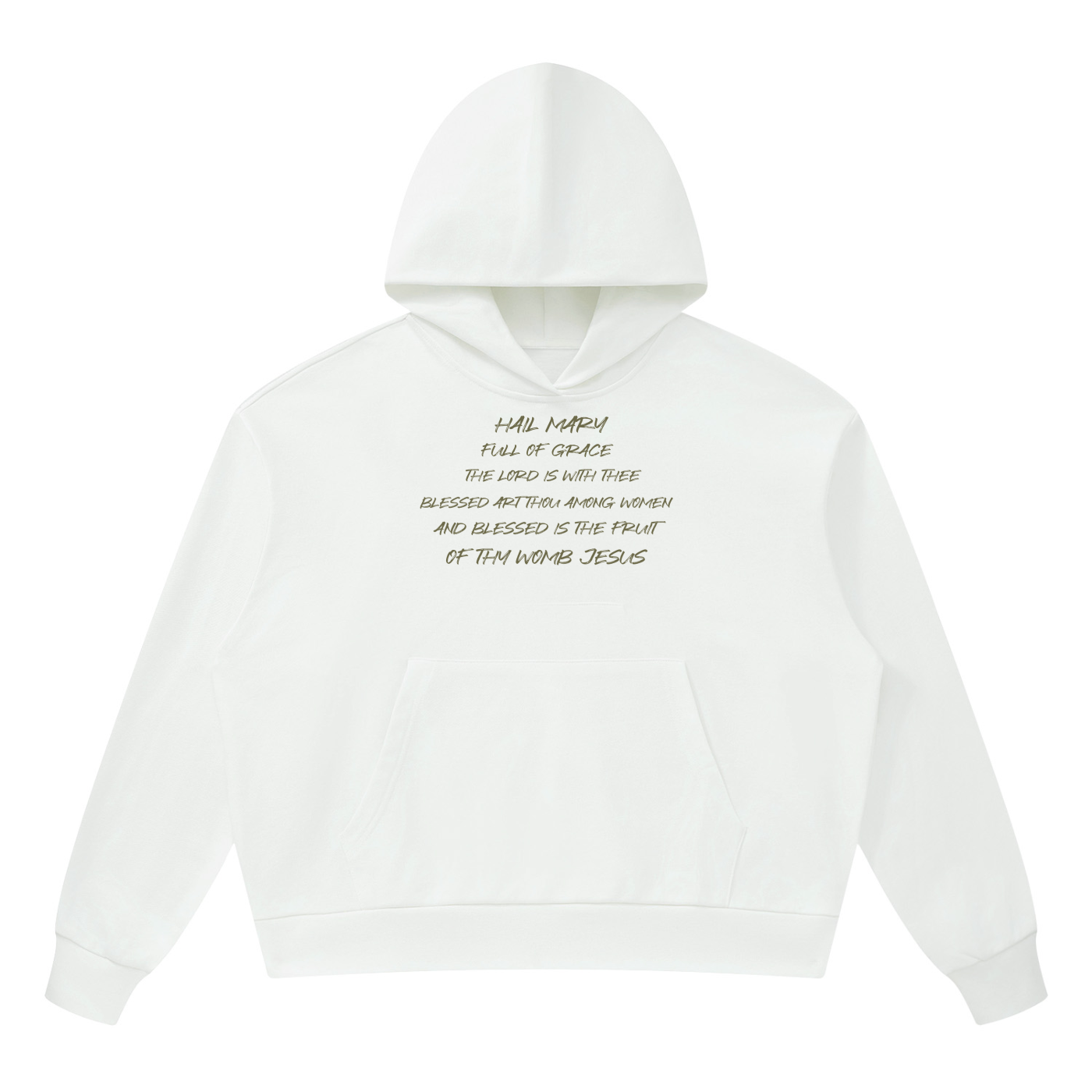 Unisex "Hail Mary" Drop Shoulder Hoodie