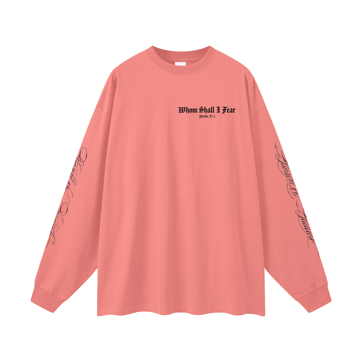 Whom Shall I Fear Oversized Long Sleeve T-Shirt